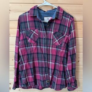 WOMEN'S COTTAGE ESCAPE FLANNEL SHIRT Large